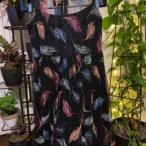 Black Calvin Klein with netting overlay